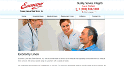 Desktop Screenshot of economylinen.com